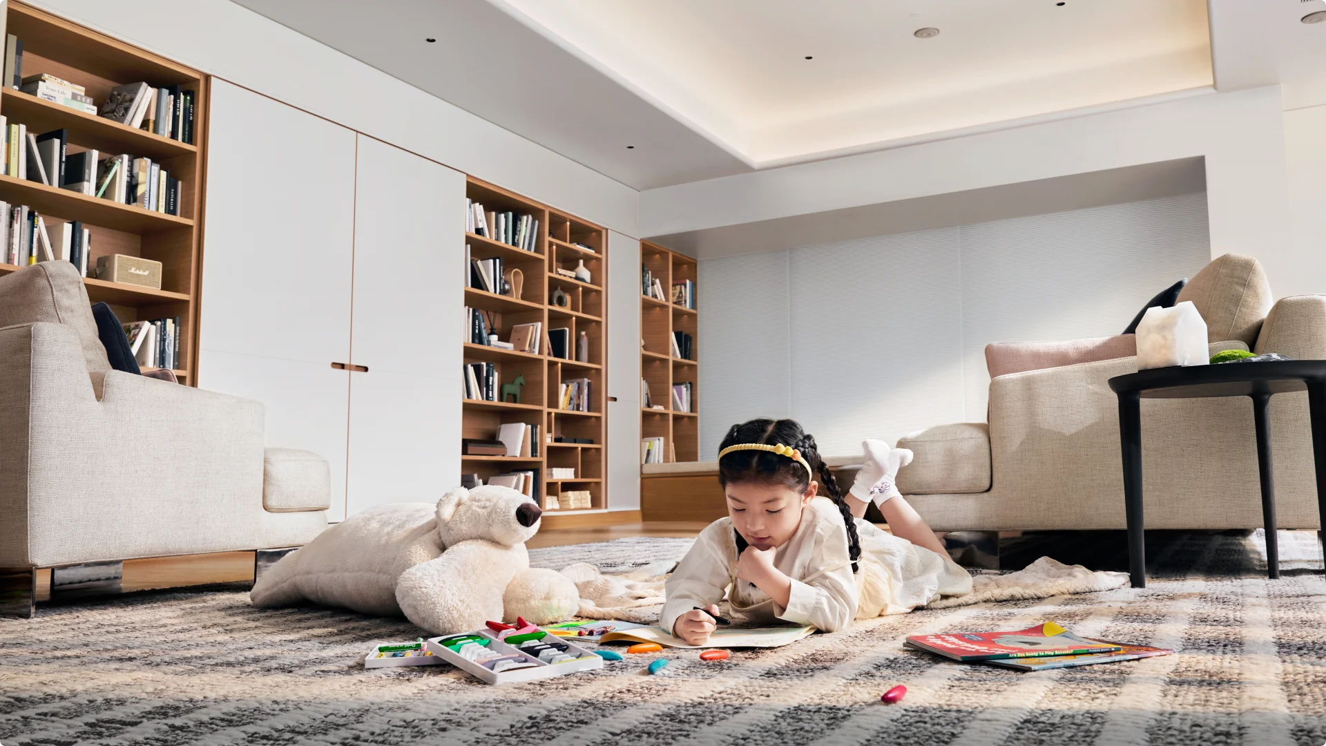 一个拥有「模拟自然光」光环境的家。